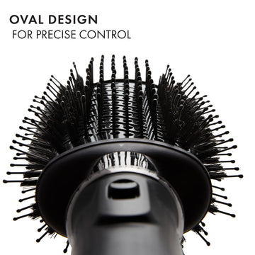 Hot Tools Pro Artist Black Gold One Step: cerámica Thermaglide distribuye calor de forma uniforme.