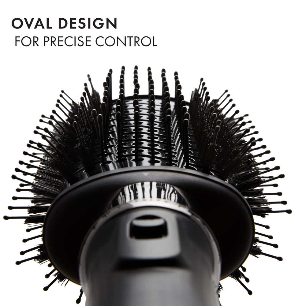 Hot Tools Pro Artist Black Gold One Step: cerámica Thermaglide distribuye calor de forma uniforme.