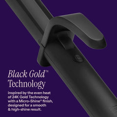 Pantalla digital de HOT TOOLS Pro Artist Black Gold con 26 ajustes de calor.