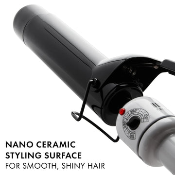 Hot Tools Pro Artist Nano Cerámico: aro de 1,5 pulgadas para estilos variados