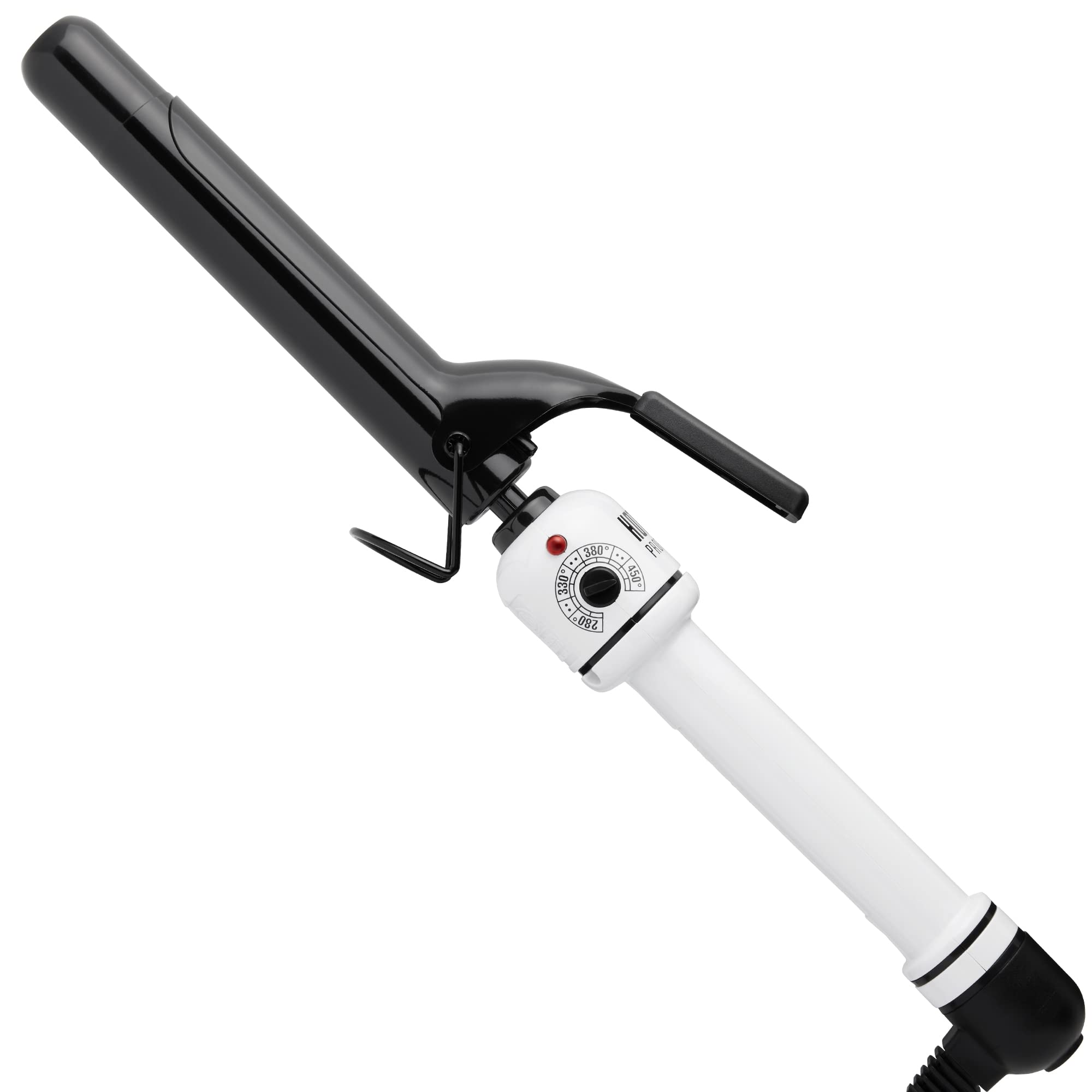 Rizador HOT TOOLS Pro Artist con barra de 1 pulgada para rizos definidos y brillantes.