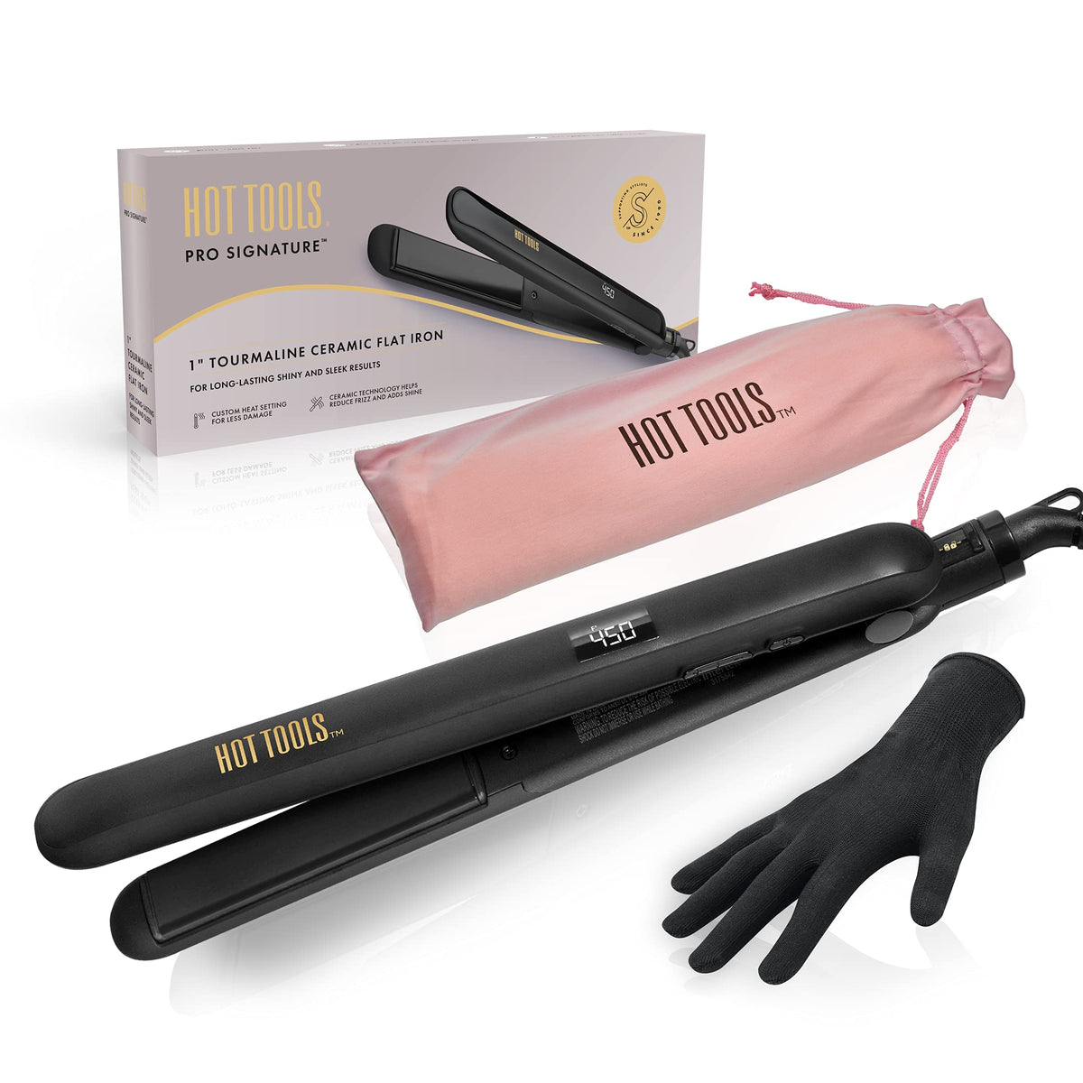 Hot Tools Pro Signature: plancha 1 pulgada para acabado liso y duradero