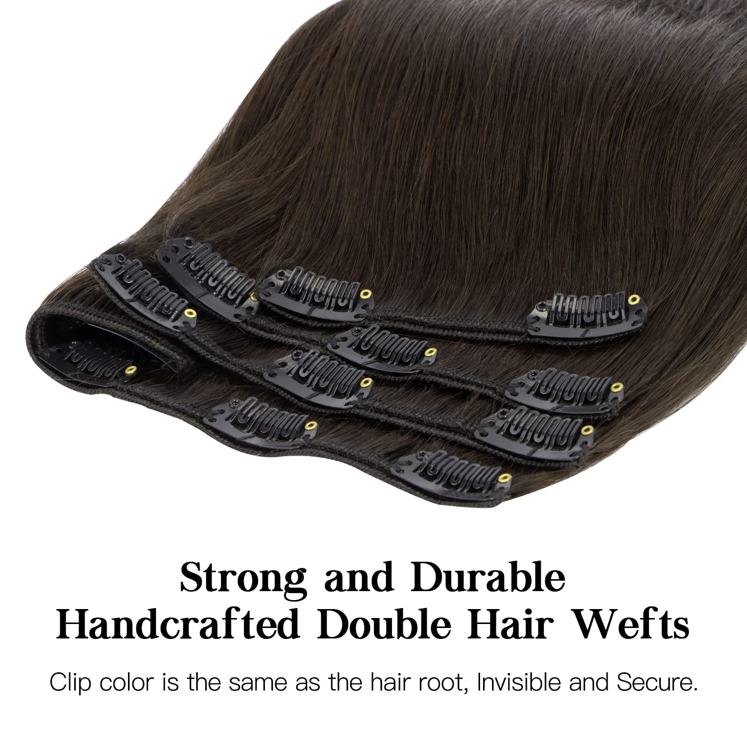HOTBANANA Extensiones Remy clip en 22 pulgadas para volumen diario.