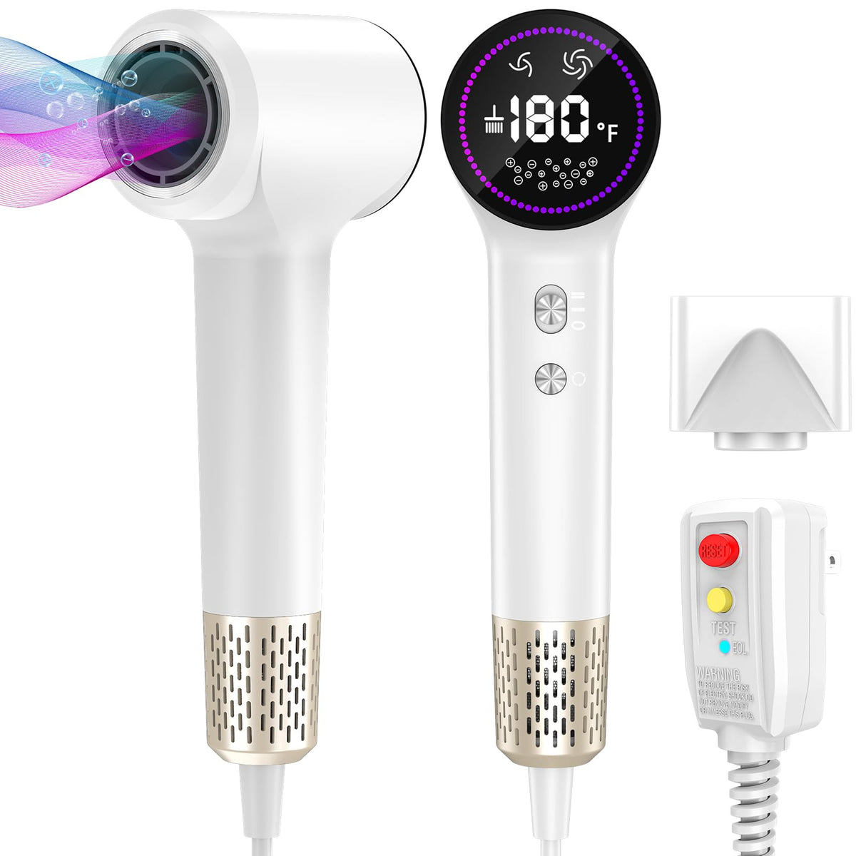 HOTLIFE secador plasma iones-400-millones: acabado suave y brillo duradero.