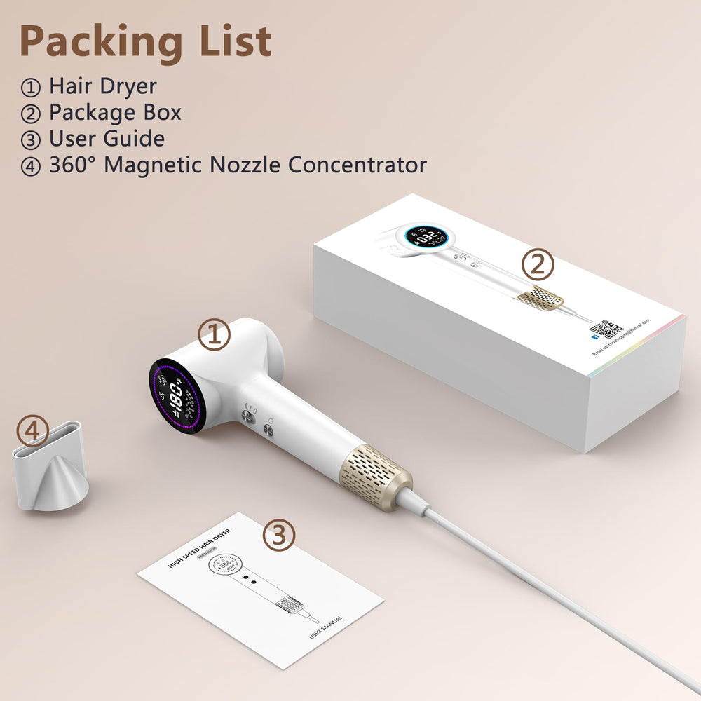 HOTLIFE secador plasma con protecciones de seguridad para uso familiar.