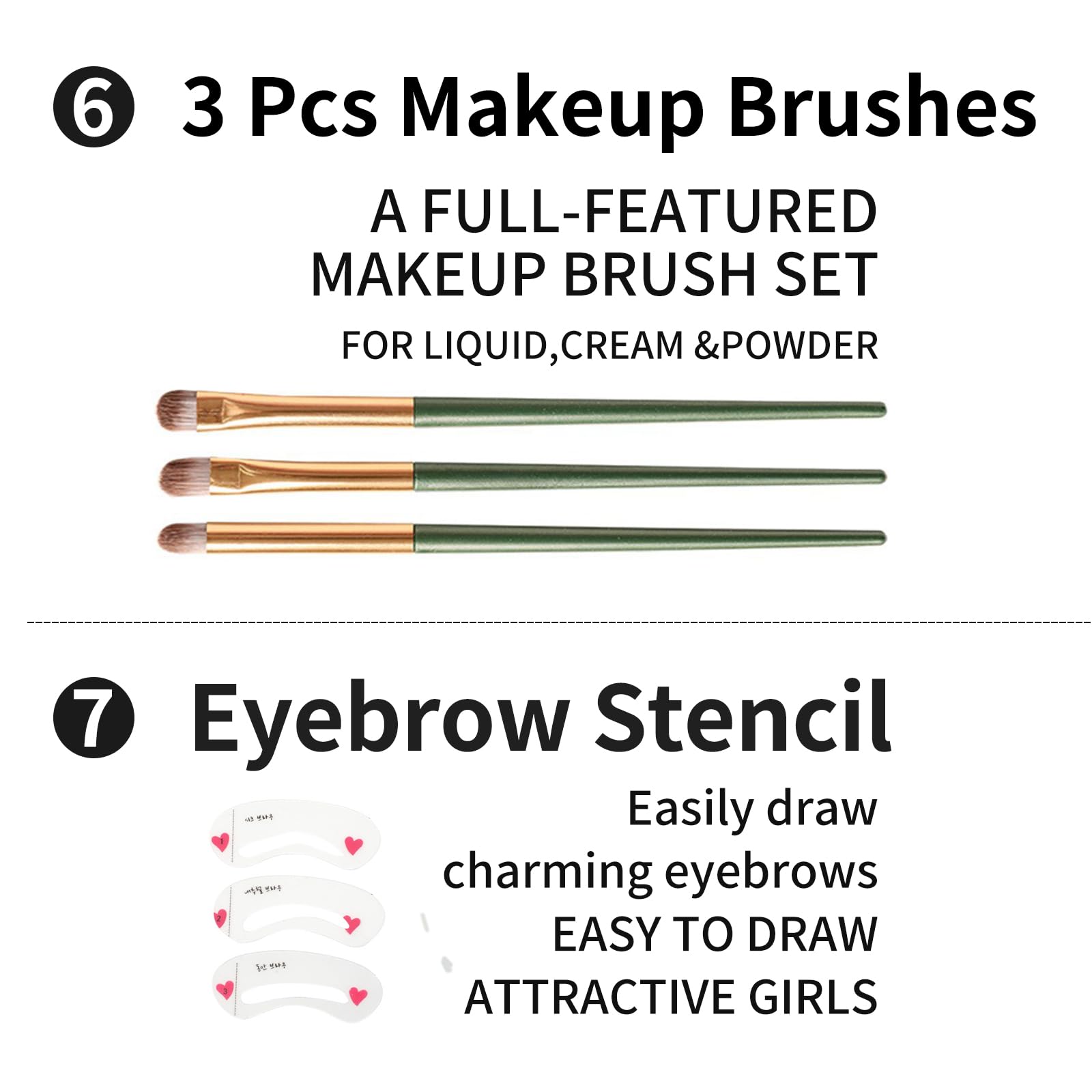 Hotmaig estuche de maquillaje todo en uno, ideal para viajes