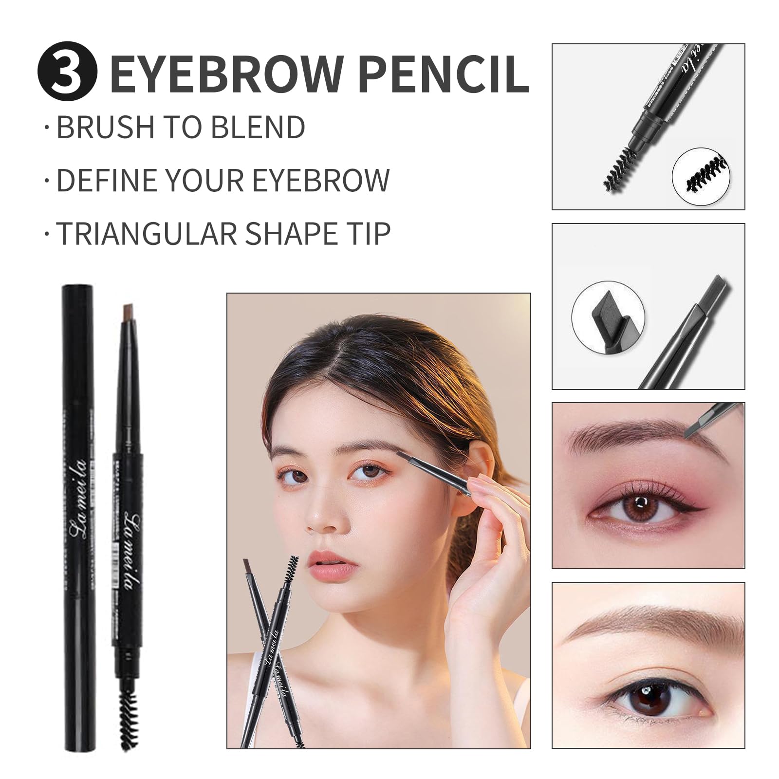 Hotmaig polvo para cejas para definir con naturalidad
