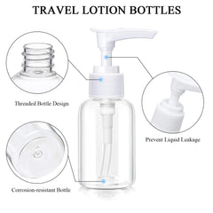 Hotop botella bomba 50 ml, capacidad práctica para viajes.