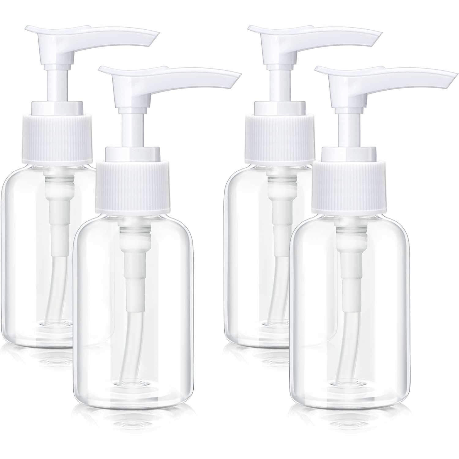 Hotop botellas bomba de viaje transparentes ideales para cosméticos y líquidos.