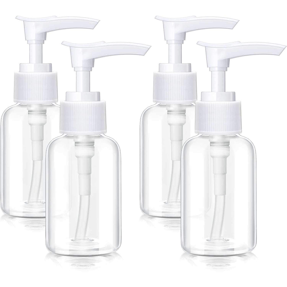 Hotop botellas bomba de viaje transparentes ideales para cosméticos y líquidos.