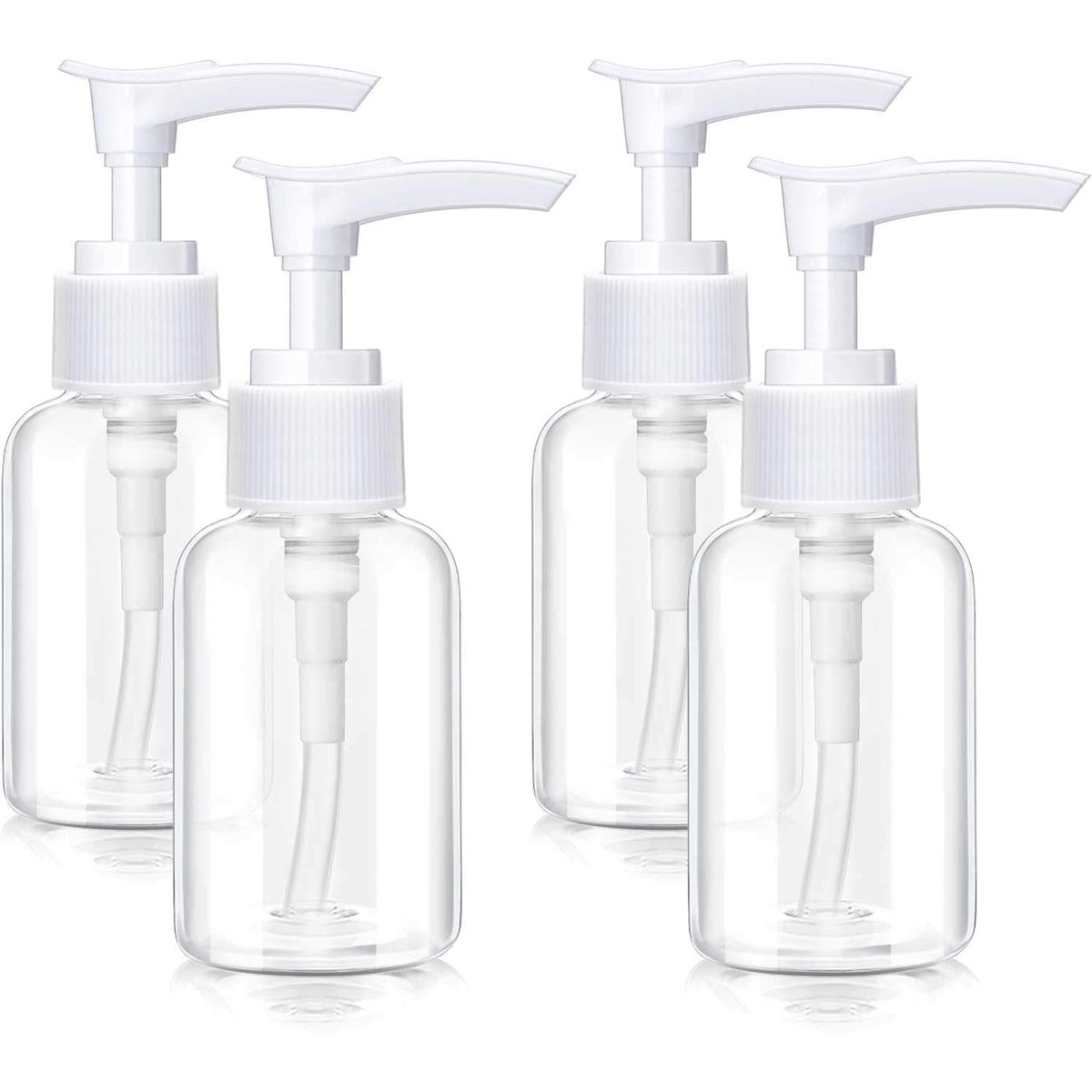 Hotop botellas bomba de viaje transparentes ideales para cosméticos y líquidos.