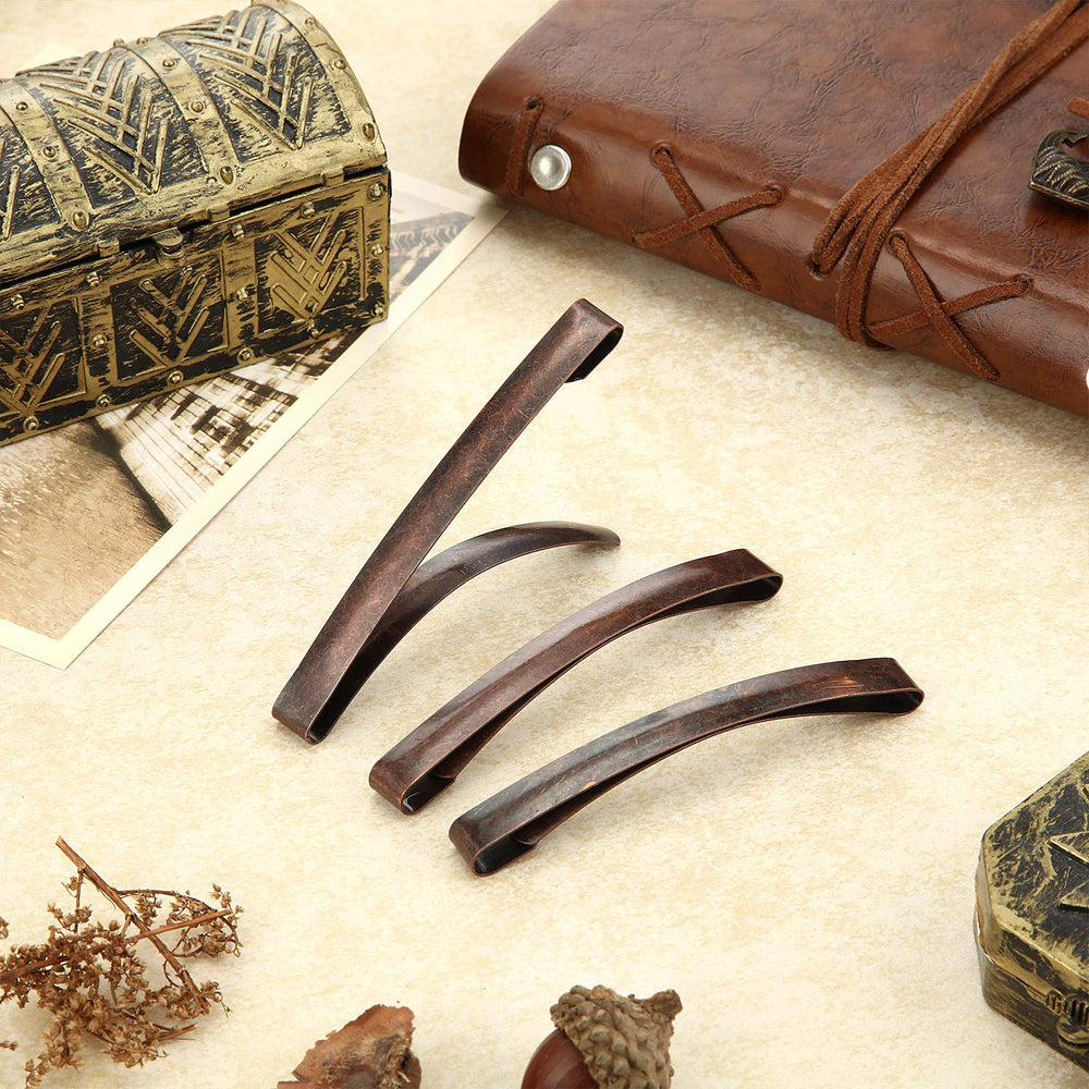 Hotop pasador de pelo metal antideslizante marrón para peinados diarios sin deslizamiento.