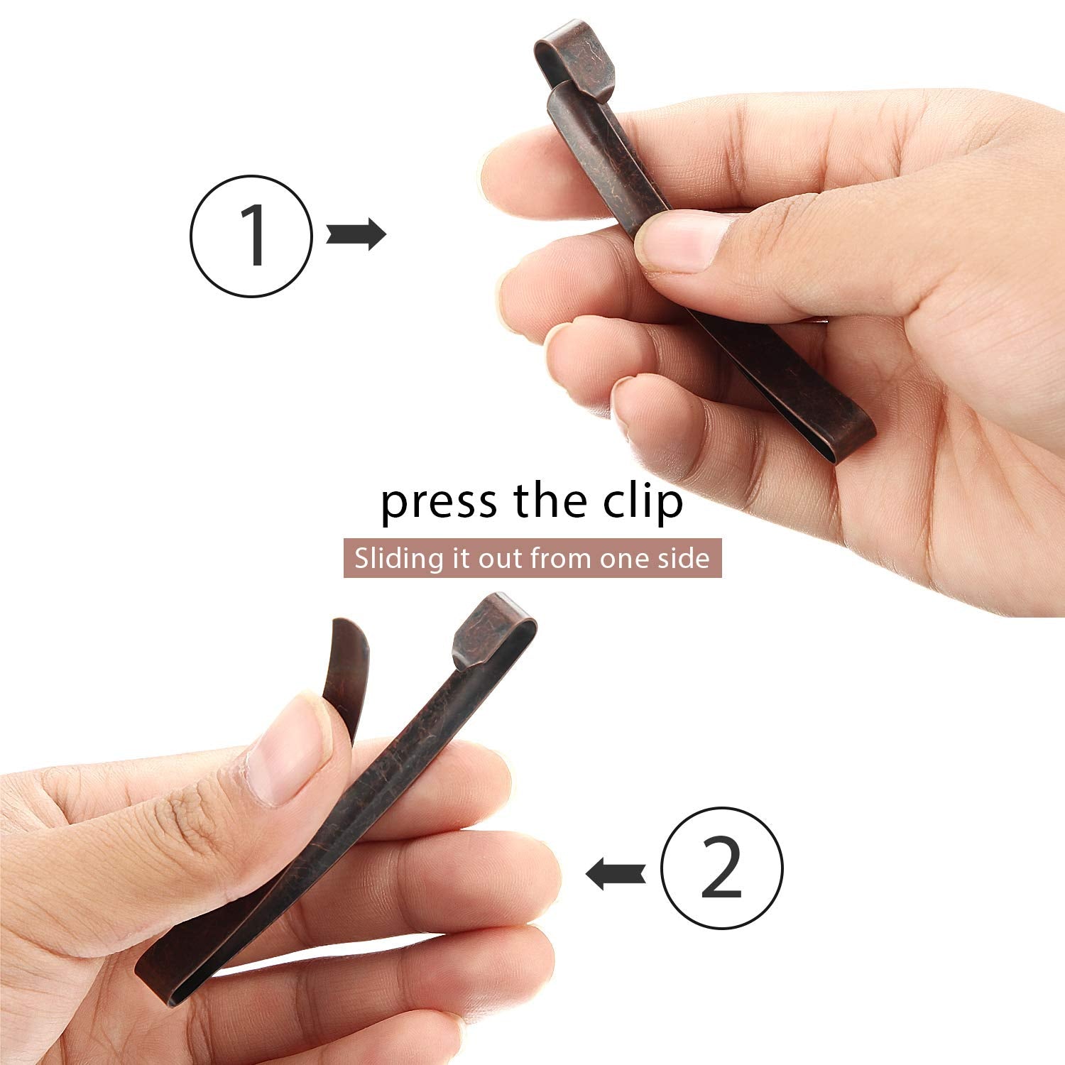 Hotop pasador pelo metal coletero ponytail para coletas seguras.