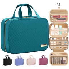 HOTOR bolsa de aseo con gancho, ideal para colgar y ahorrar espacio.