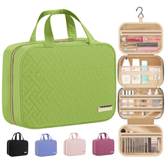 HOTOR bolsa higiene viajera colgante verde aguacate, acceso fácil en hoteles