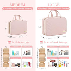 HOTOR bolsa de viaje con bolsillos transparentes para acceso rápido a productos