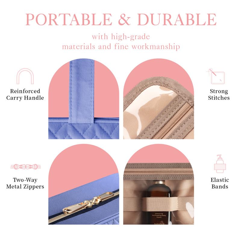 HOTOR bolso tocador impermeable para evitar derrames de líquidos