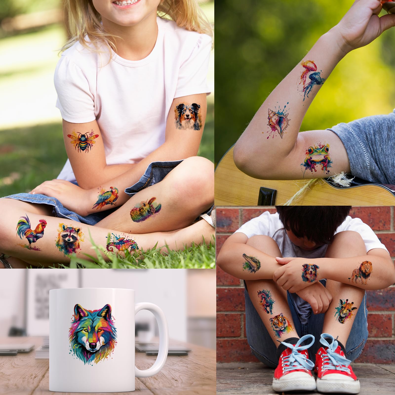 Hotoyannia: ideas para fiestas y actividades creativas con estos tatuajes.