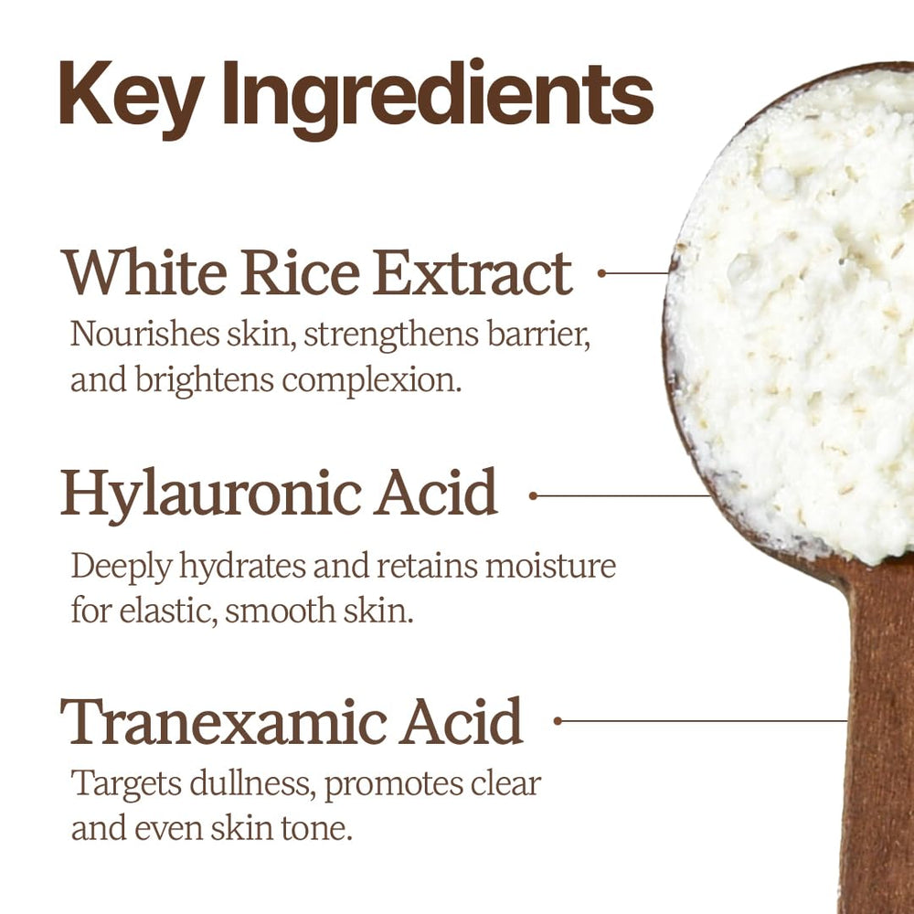 House of Dohwa nettoyant poudre riz – convient peau sensibles grâce à l’exfoliation légère.