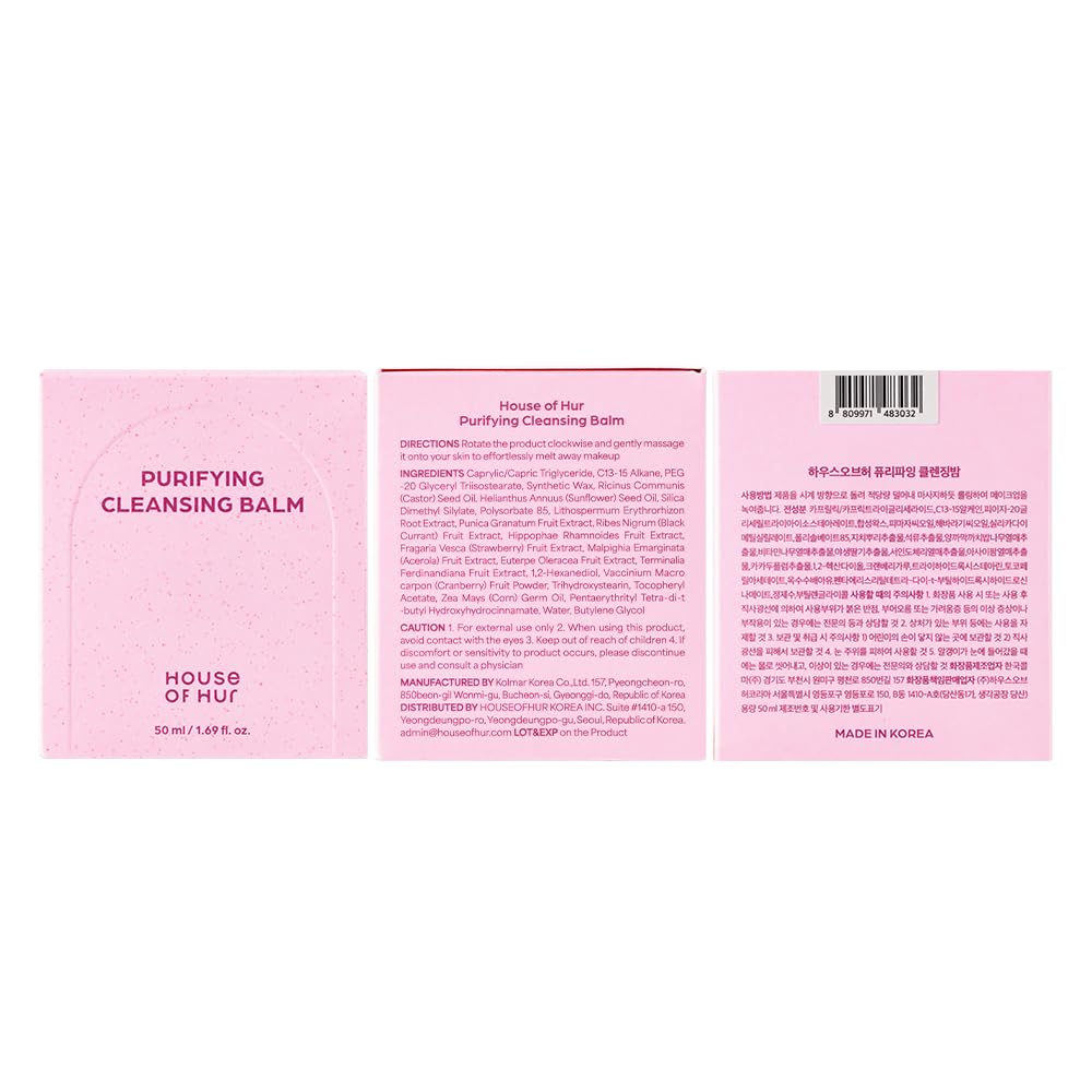 House of Hur balsamo purificante tamaño 169oz, ideal para viaje.
