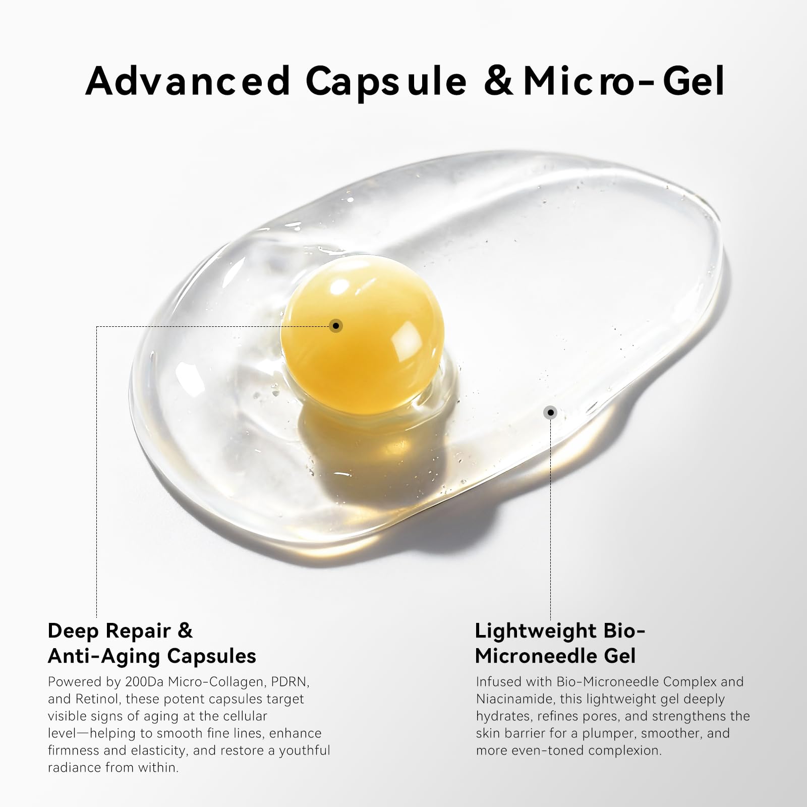 House of Nutrition Deep Collagen Capsule Cream, retinol para apariencia más suave de líneas.
