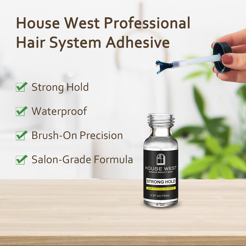 House West adhesivo base del sistema capilar seca de forma clara