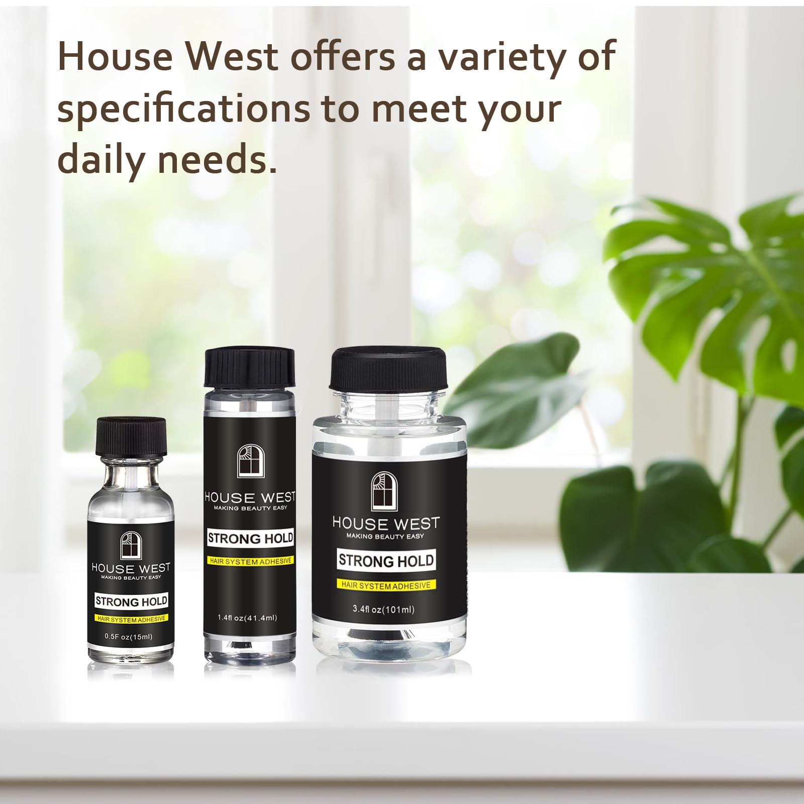 House West adhesivo ayuda a lograr un look natural sin irritación