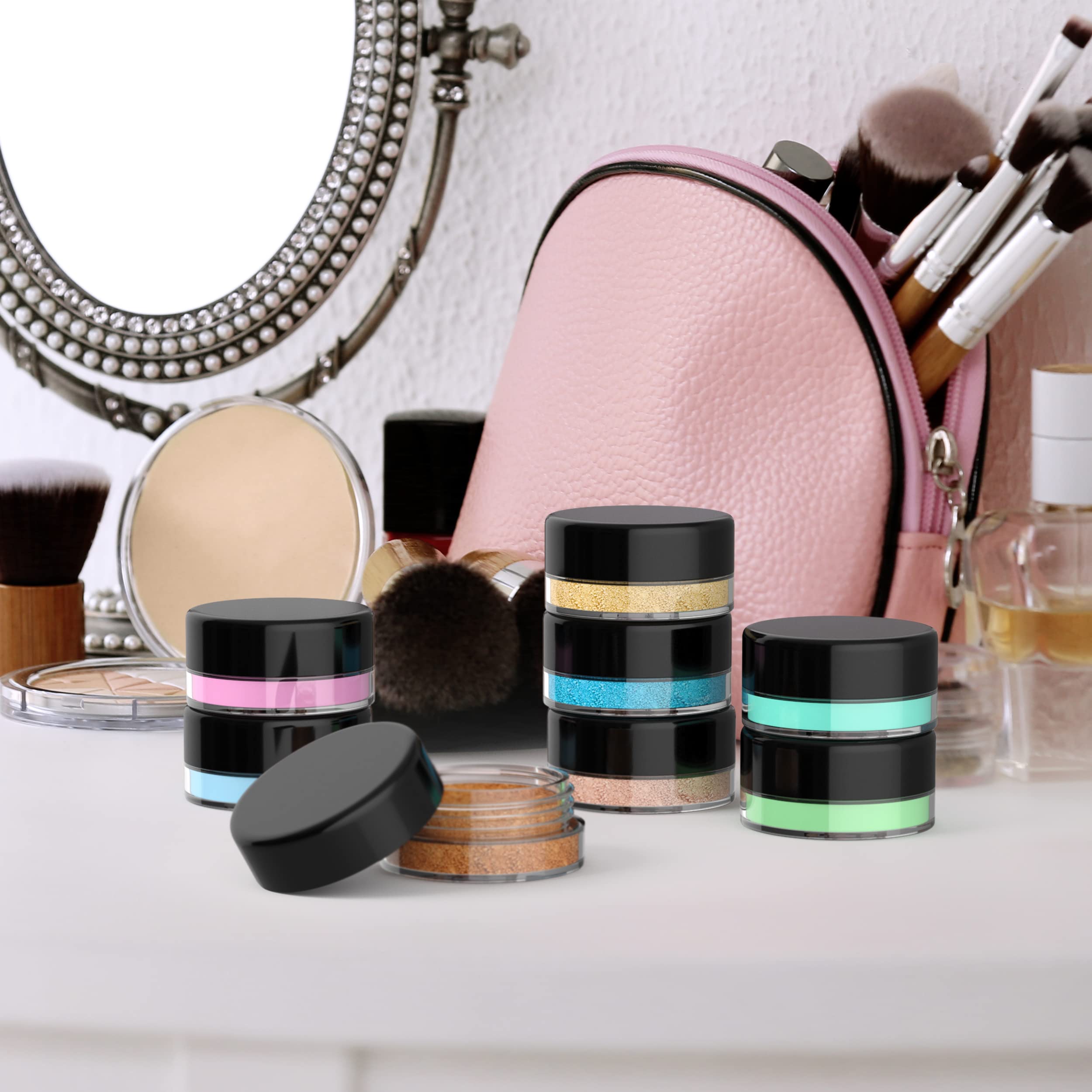 Houseables usos variados para cosméticos, té, especias y muestras.
