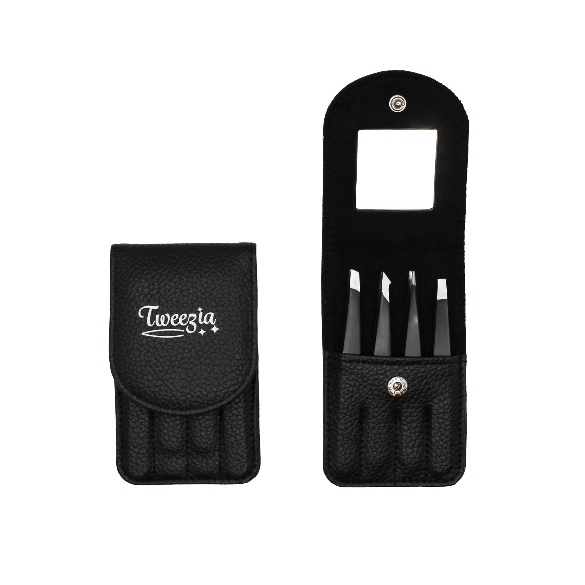 TWEEZIA pinzas de acero inoxidable para depilación facial con precisión