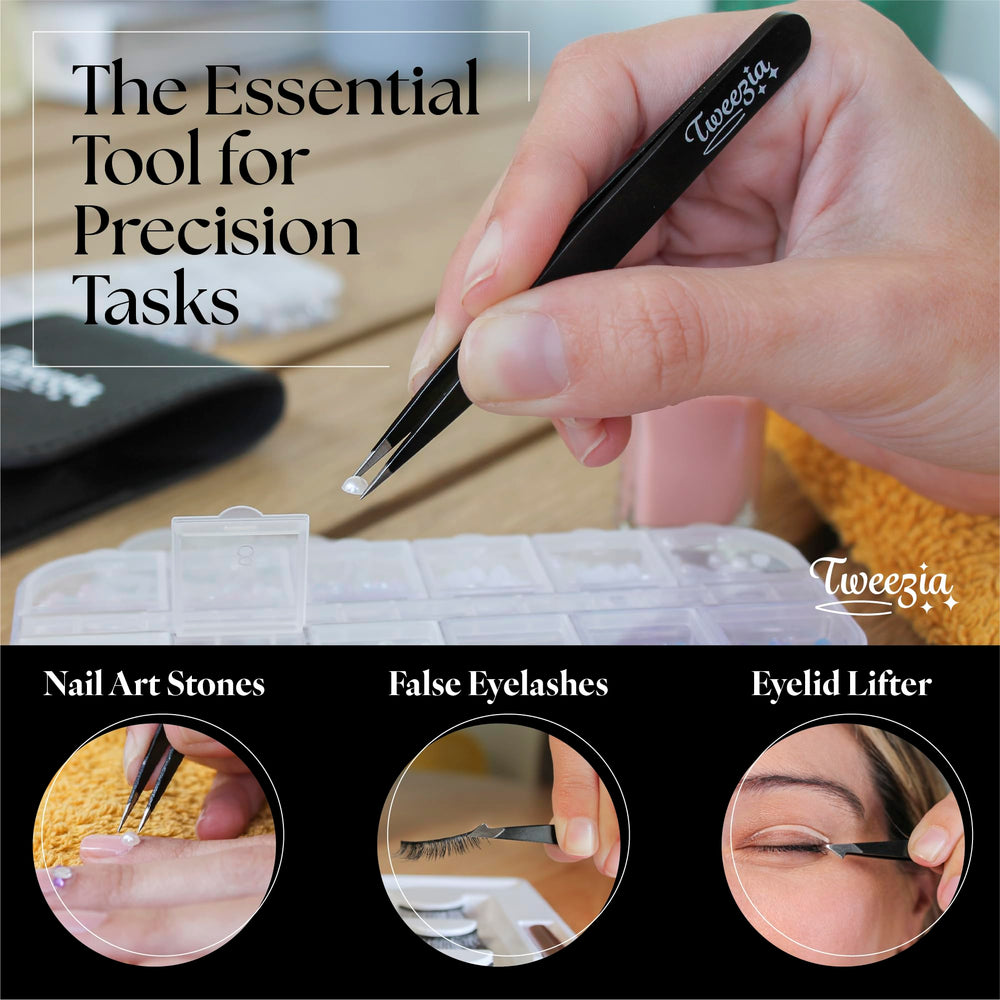 TWEEZIA uso diario para cejas, vello facial y detalles finos