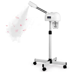 Hovinke Vaporisateur visage sur roulettes, mobilité facile pour soins professionnels et à domicile.