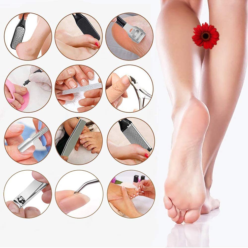 Hoxida kit-pedicure-completo, herramientas varias para pies