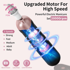 Lima eléctrica Hoxida inalambrico para uso en casa o viaje, sin cables.