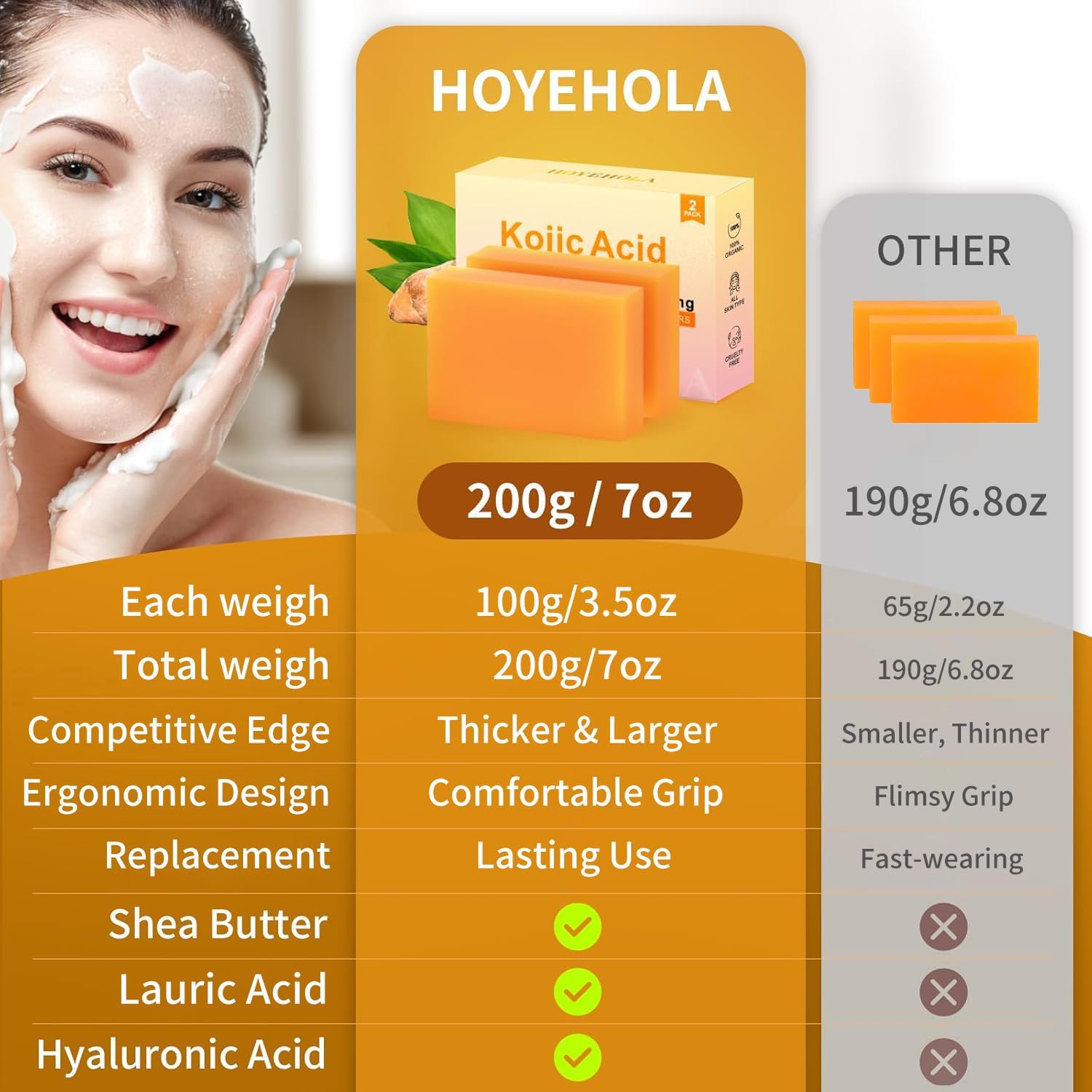 HOYEHOLA ingredientes naturales que cuidan piel sensible