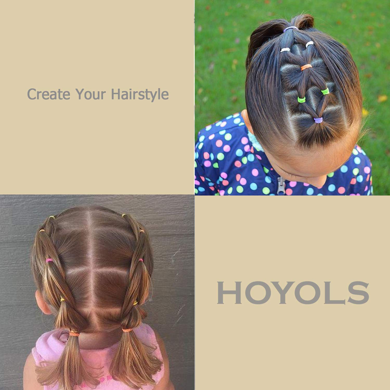 HOYOLS gomas-pelo-oficina-escuela: multipropósito para pelo y objetos como bolígrafos