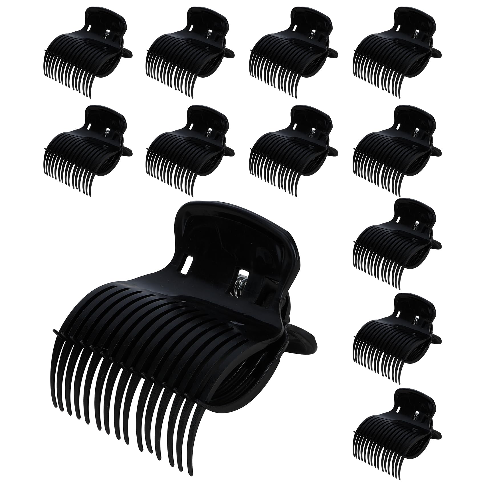 Pinzas Hropzrcs para rulos: 12 piezas versátiles para fijar rizos y ondas.