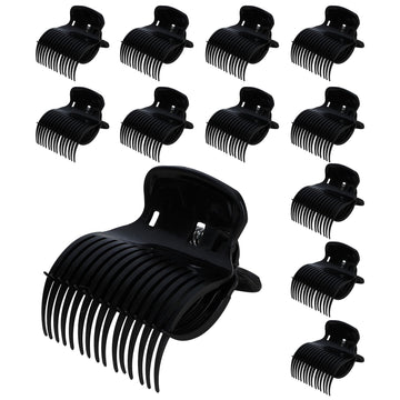 Pinzas Hropzrcs para rulos: 12 piezas versátiles para fijar rizos y ondas.