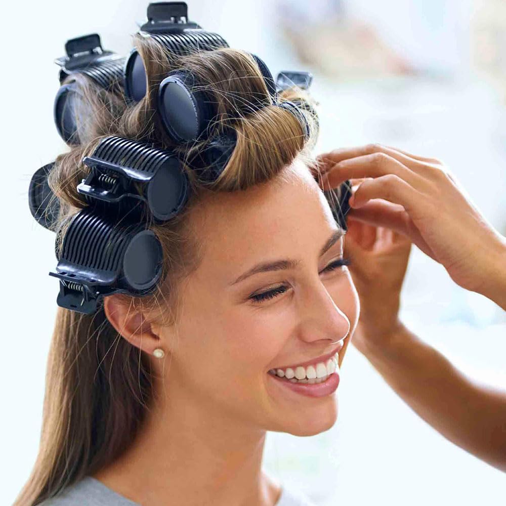Clip de pelo Hropzrcs para secciones durante baño y maquillaje.