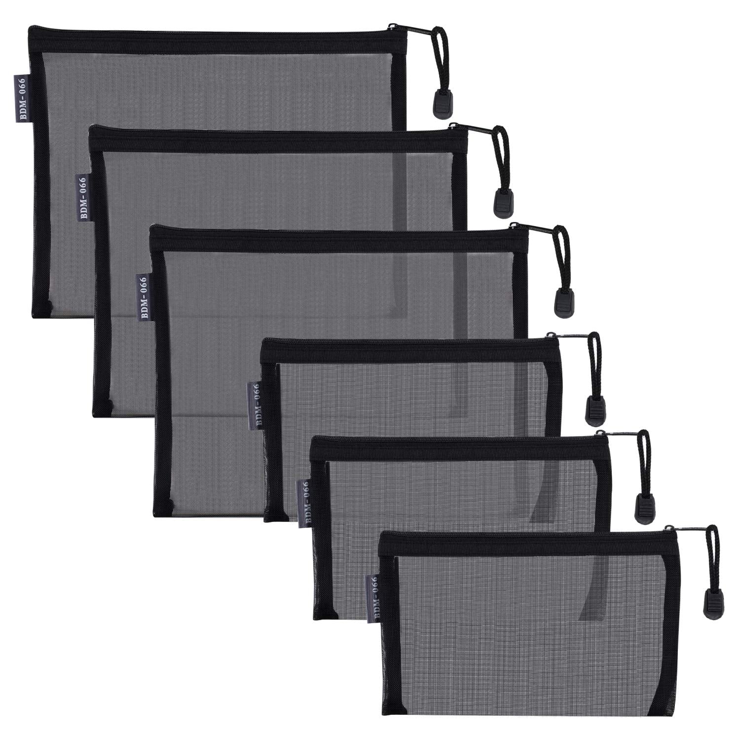 HRX Package bolsas malla nylon con cierre metálico para organización en viaje