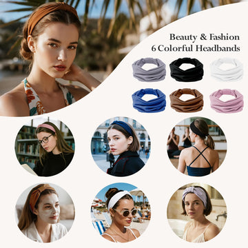Banda HSEM talla grande con ajuste flexible para cabello grueso.