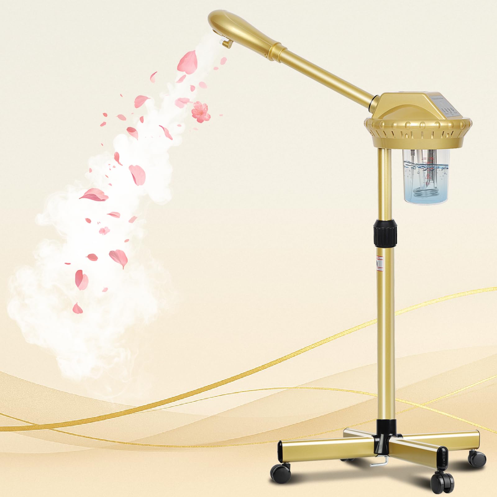 Vaporizador facial HSONBIUTY: vista general para uso profesional y doméstico.