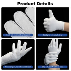Guantes Htaexpu evitan derrame de crema durante la noche