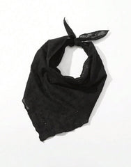 Huachi bandana mujer: diseño floral retro para un toque bohemio.