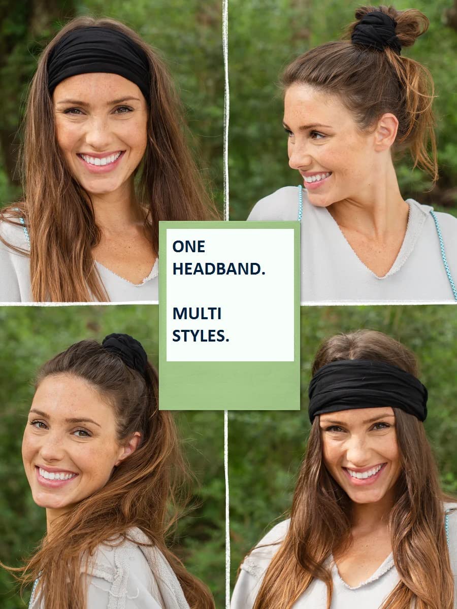 Huachi banda para cabello ancha bohemia, complemento perfecto para outfits diarios