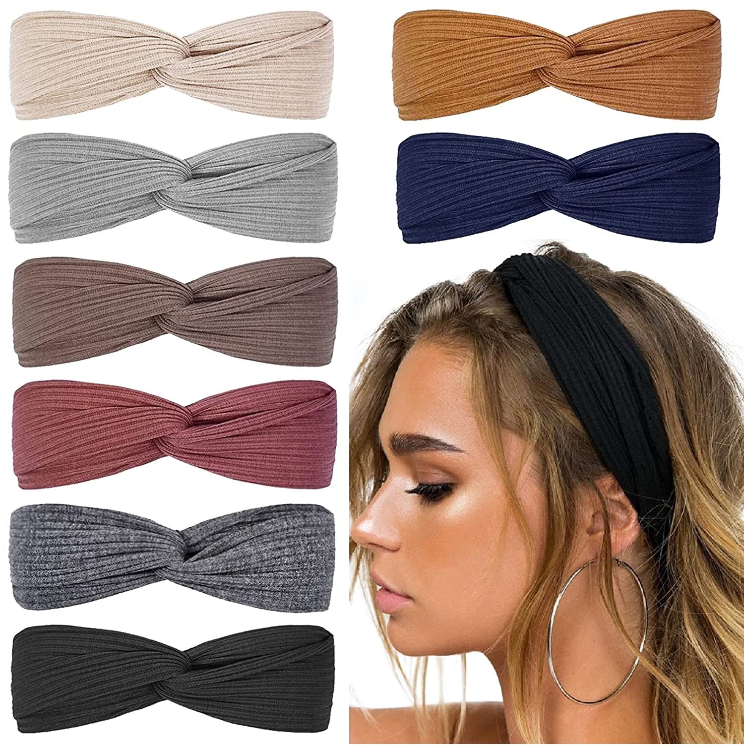 Huachi cintas para el cabello en 8 colores para combinar con cualquier look.