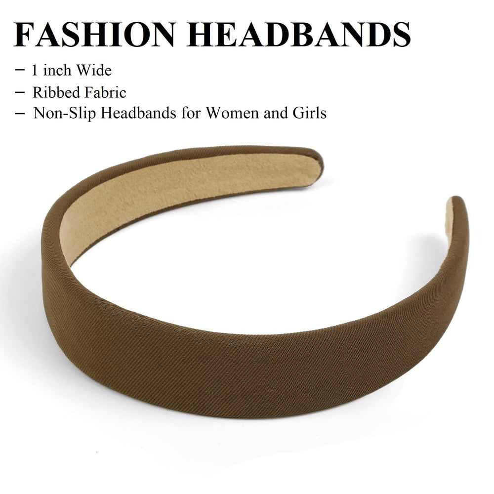 Huachi diadema marrón para mujer: toque cálido para el cabello.