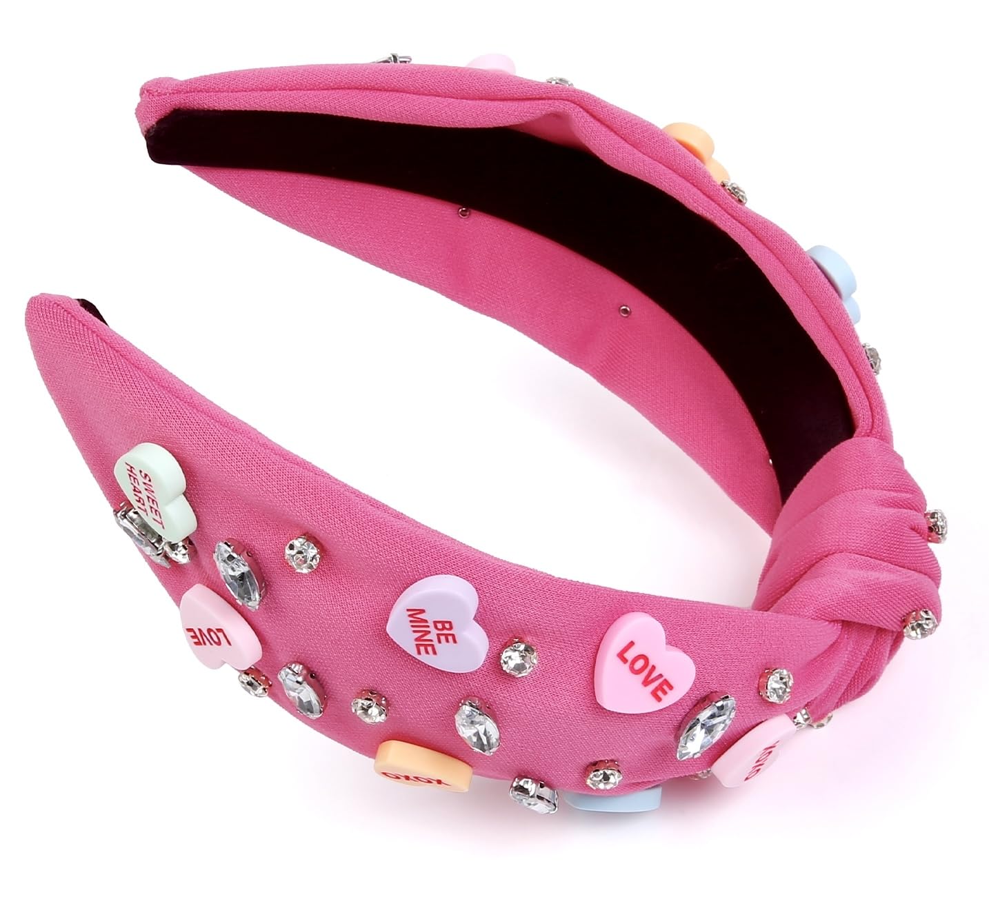 Huachi diadema San Valentín, accesorio chic para ocasiones especiales y fiestas.