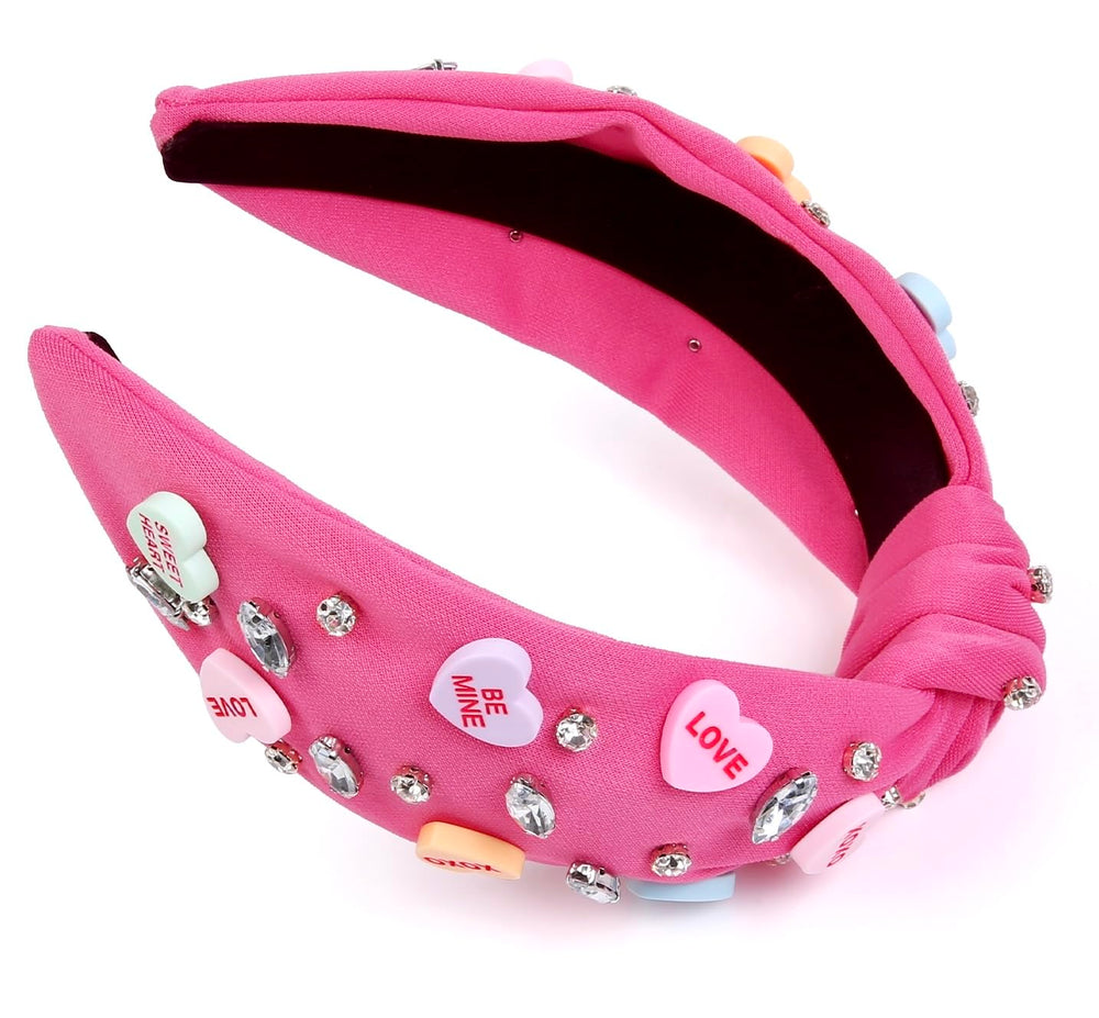 Huachi diadema San Valentín, accesorio chic para ocasiones especiales y fiestas.
