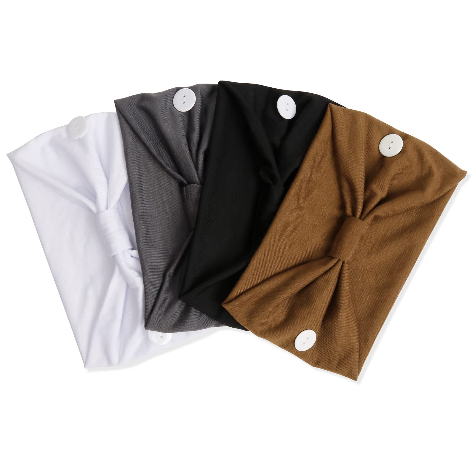 Huachi diadema de tejido suave con elasticidad, transpirable para uso diario.