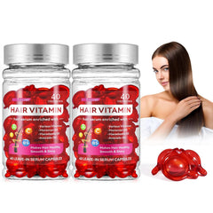HuaQing cápsulas-serum para cabello dañado con macadamia, suavidad y nutrición efectivas